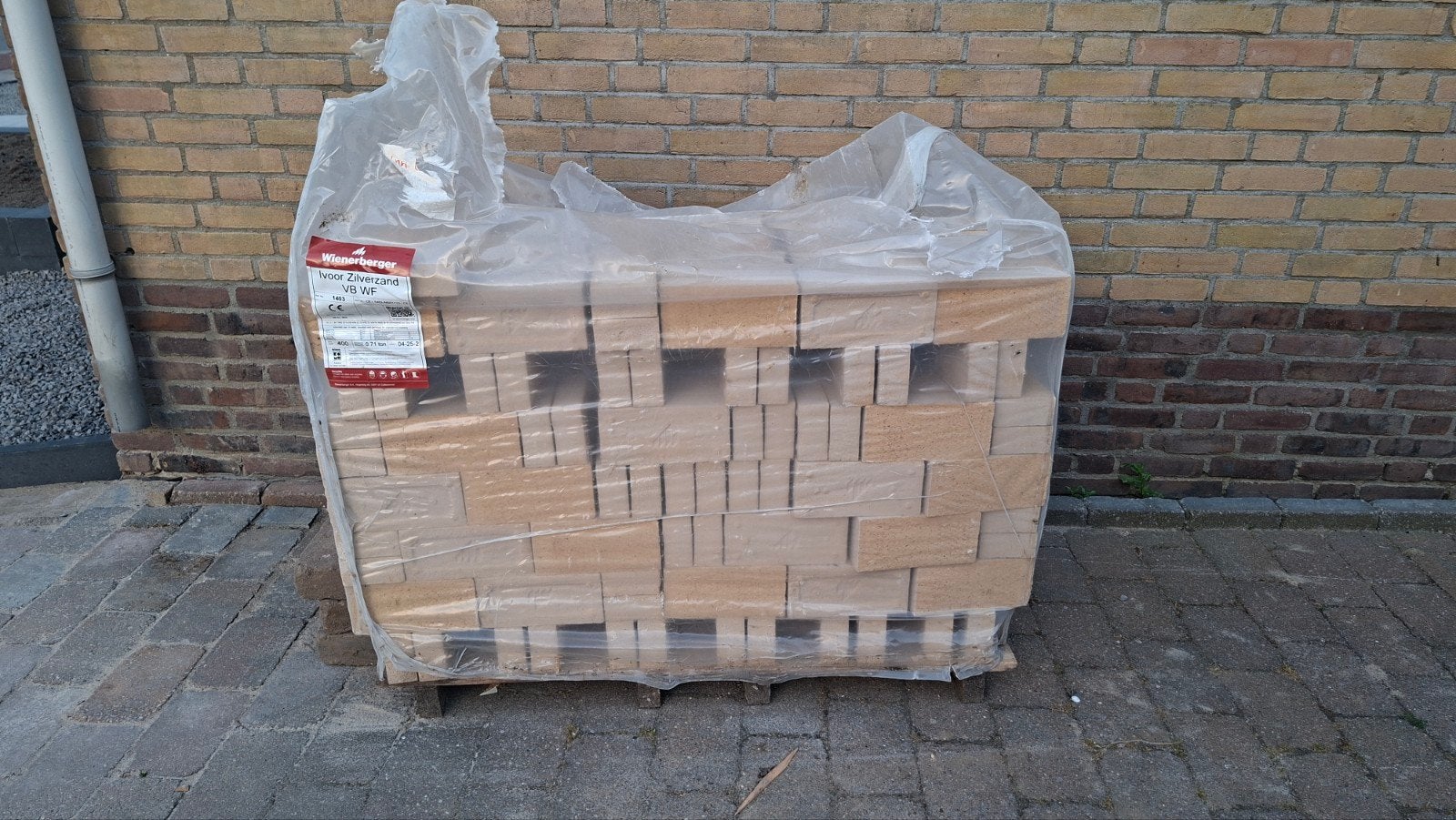 Wienerberger Ivoor Zilverzand VB WF Bakstenen, Ophalen, Nieuw, Bakstenen