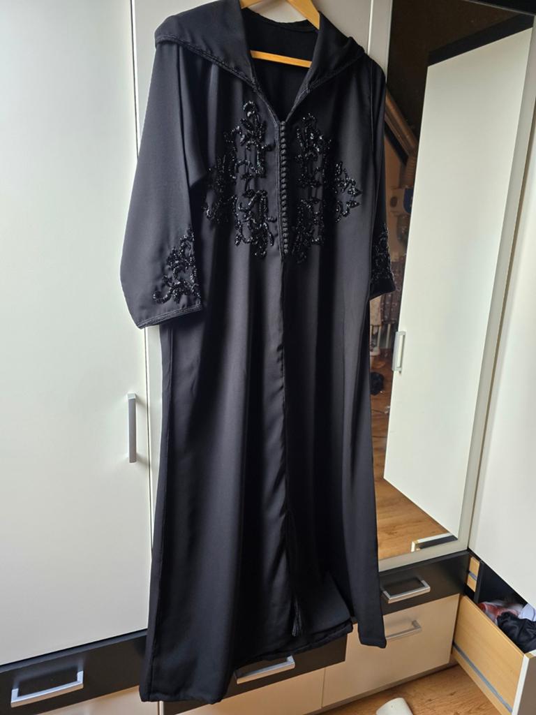 Zwarte jelaba, Kleding | Dames, Gelegenheidskleding, Ophalen of Verzenden, Zo goed als nieuw, Zwart, Overige typen