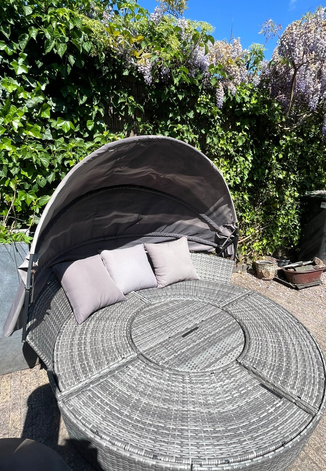 Zonnebed/Zonne-eiland, Tuin en Terras, Ophalen, Gebruikt