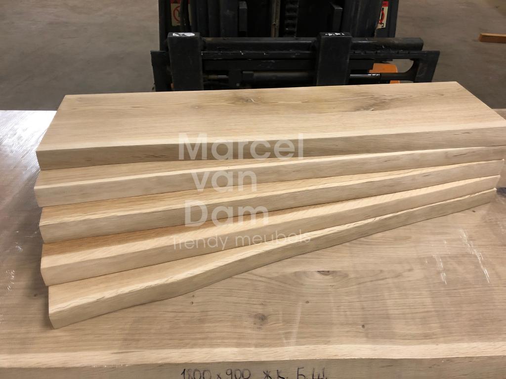 eiken|traptrede|massief|panelen|op maat gemaakt, Doe-het-zelf en Verbouw, Platen en Panelen, Nieuw, Hout, 20 tot 50 mm, Ophalen