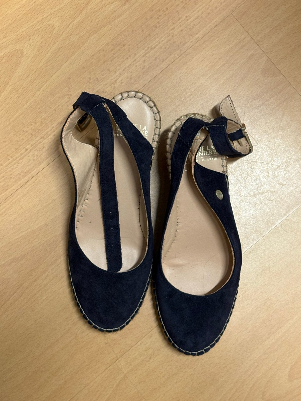Fred de la Bretoniere Espadrilles navyblauw marine  Maat 37, Blauw, Ophalen of Verzenden, Zo goed als nieuw, Espadrilles of Moccasins