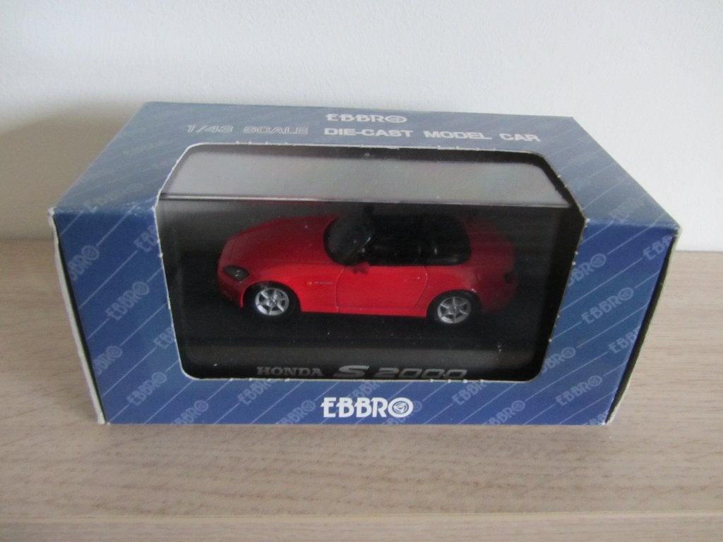 Ebbro 42 Honda S2000 New Formula Red, Ophalen of Verzenden, Nieuw, Auto, Overige merken