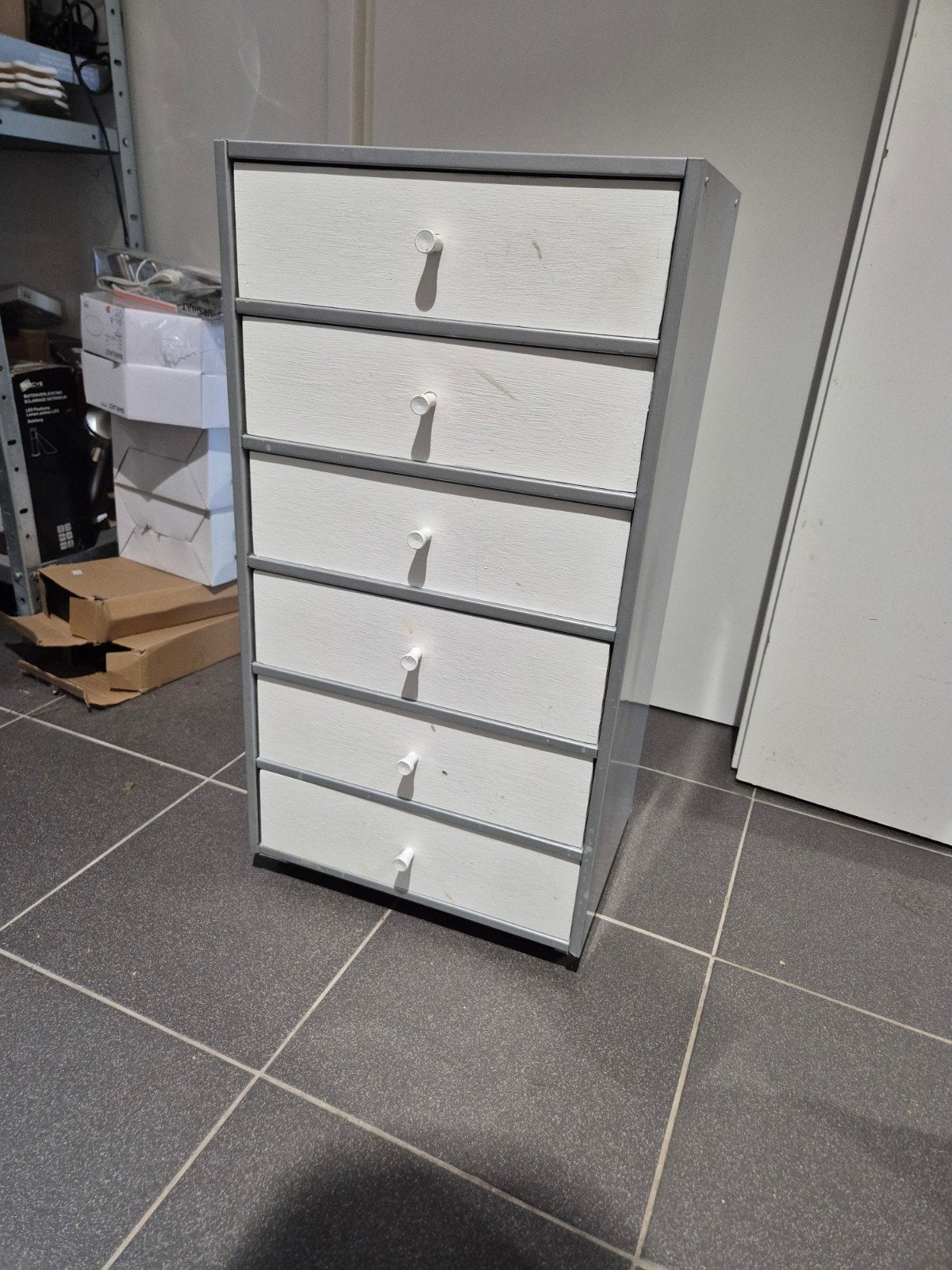 Metalen ladenkastje, Ophalen, Minder dan 50 cm, 5 laden of meer, Onbekend