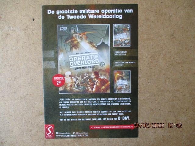adv6067 silvester flyer, Boeken, Stripboeken, Eén stripboek, Ophalen, Gelezen