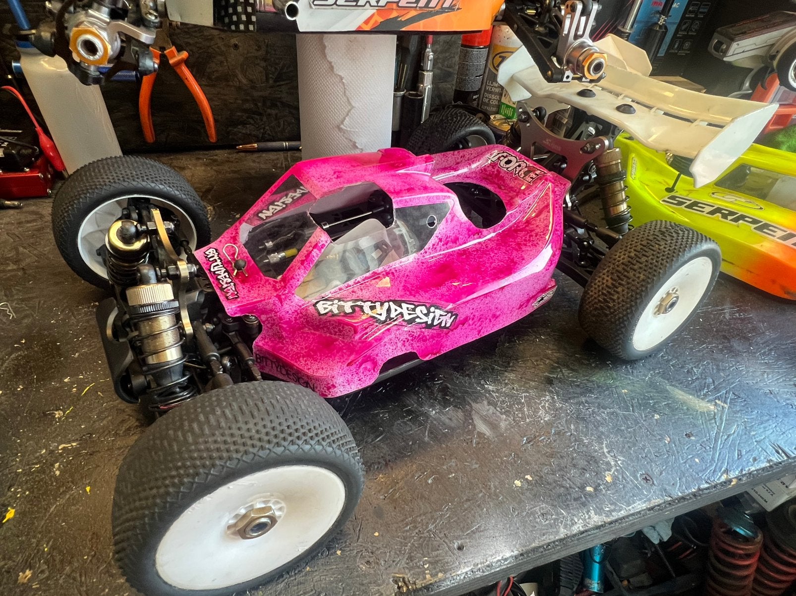 Serpent cobra buggy, Ophalen, Zo goed als nieuw, Nitro, Auto offroad