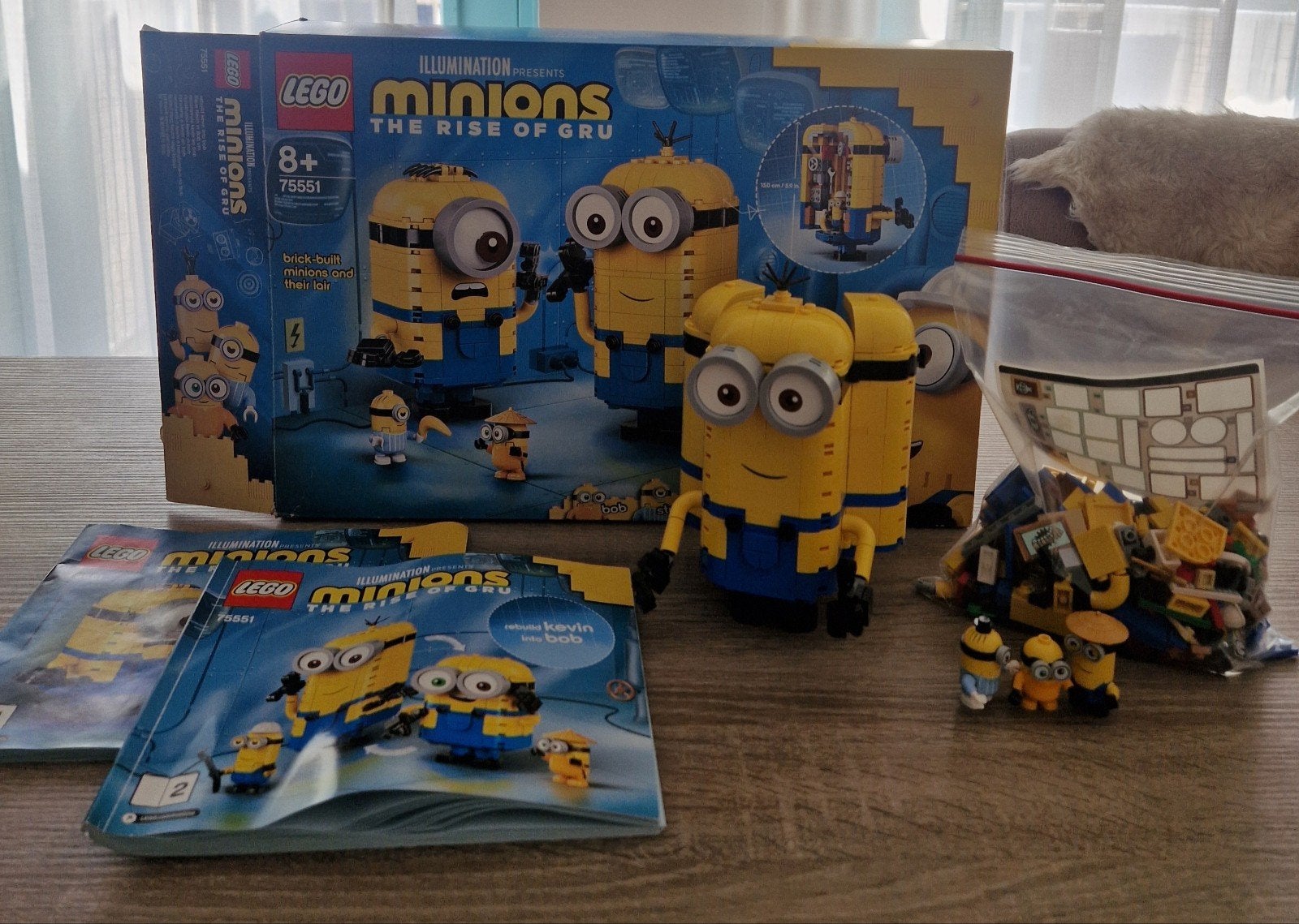Lego minions, Ophalen, Zo goed als nieuw