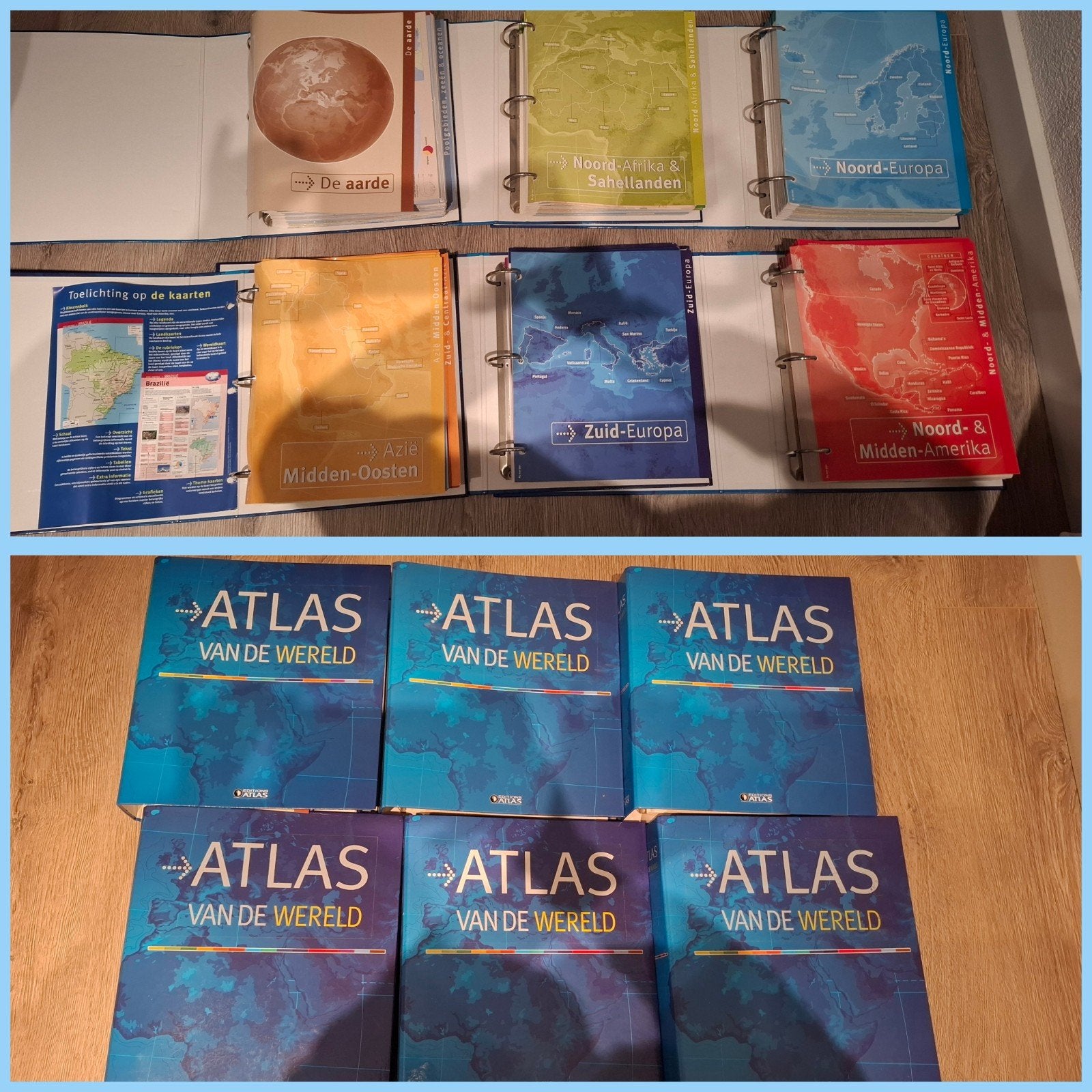 6 Atlassen GRATIS ophalen Nieuwstaat, Boeken, Ophalen of Verzenden, Zo goed als nieuw, 2000 tot heden, Landkaart