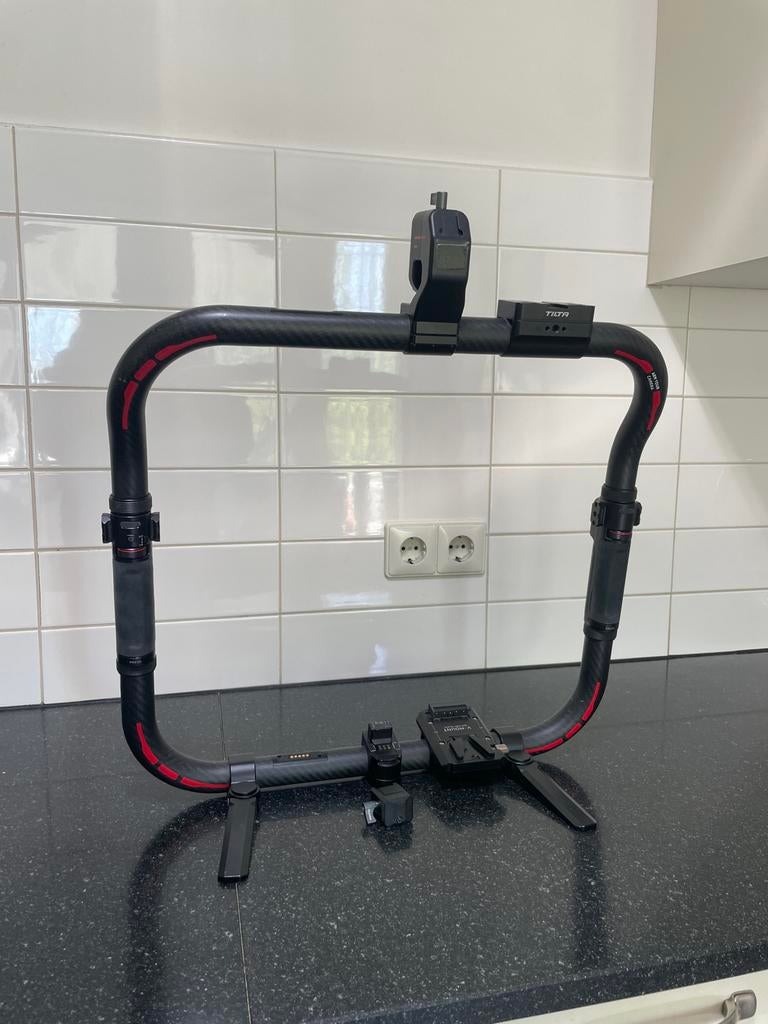 Tilta Advanced Ring Grip Carbon + V-Mount voor DJI RS2/RS3/R, Ophalen of Verzenden, Gebruikt