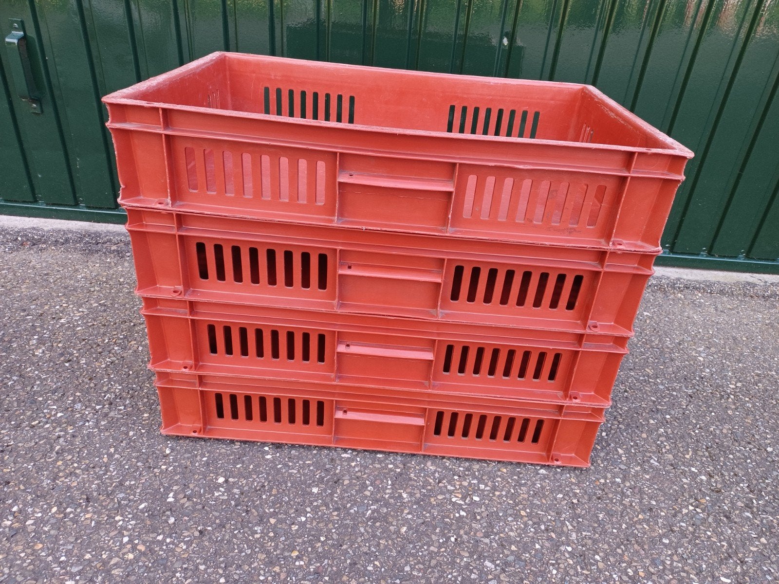 Kunststof kratten (Allibert) 4 stuks, Ophalen, 40 tot 60 cm, 50 tot 75 cm, Minder dan 35 cm
