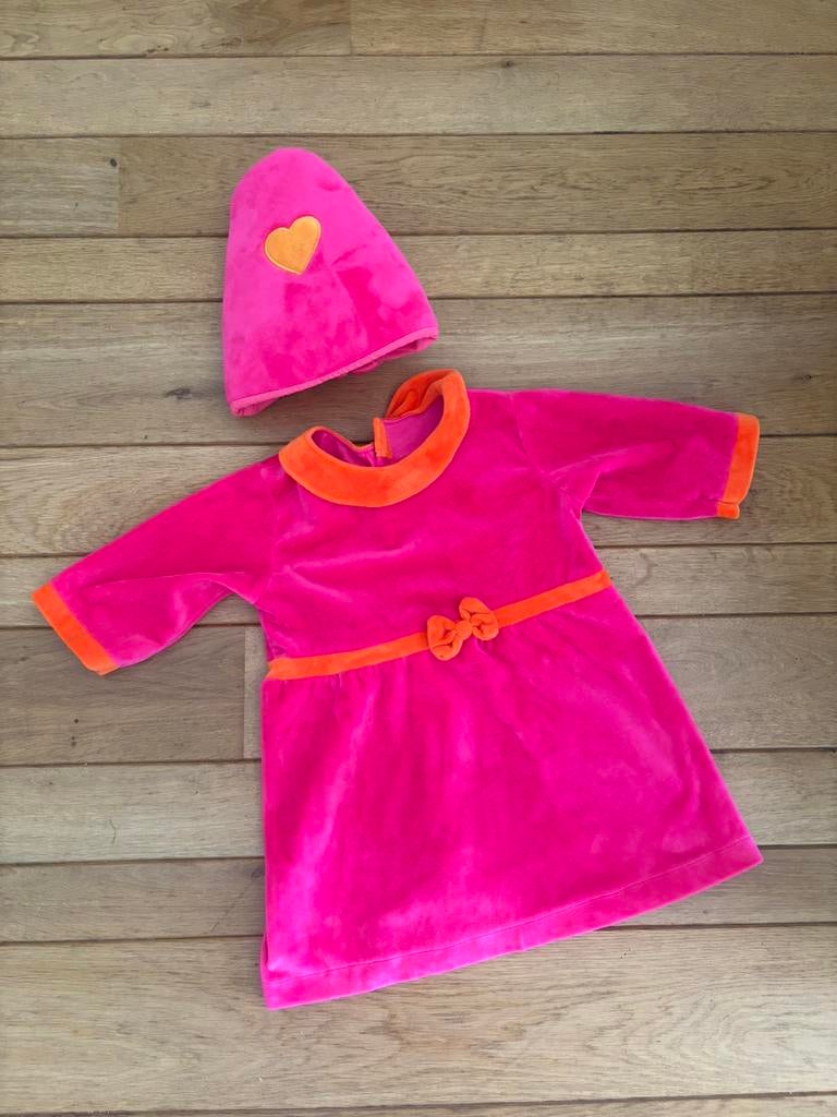 Bumba verkleedjurkje met muts – bumbina kostuum maat 98/104, Kinderen en Baby's, Carnavalskleding en Verkleedspullen, Ophalen of Verzenden