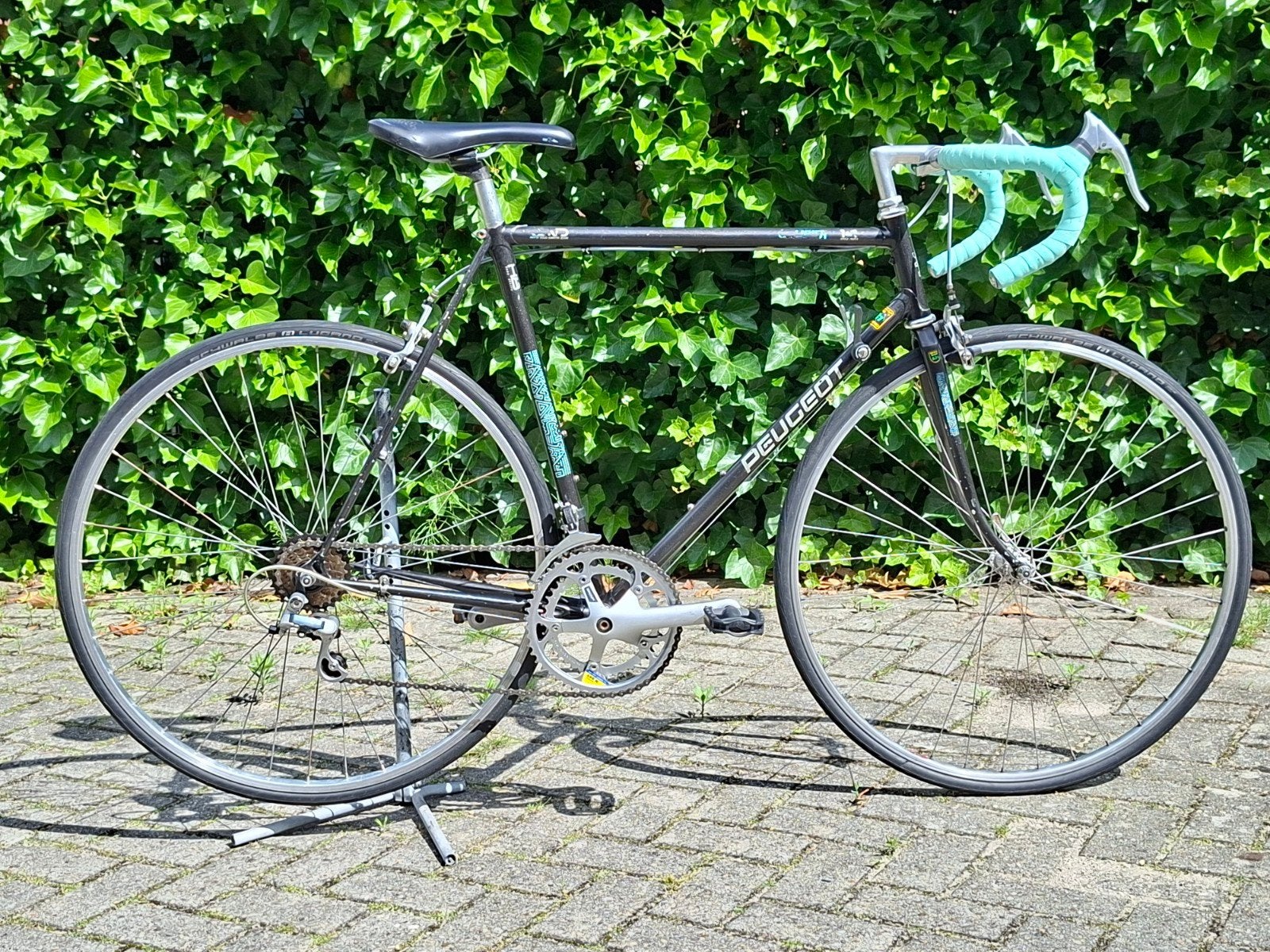 Vintage Peugeot racefiets 56cm Reynolds 531, 28 inch, Gebruikt, Velgrem, 53 tot 57 cm