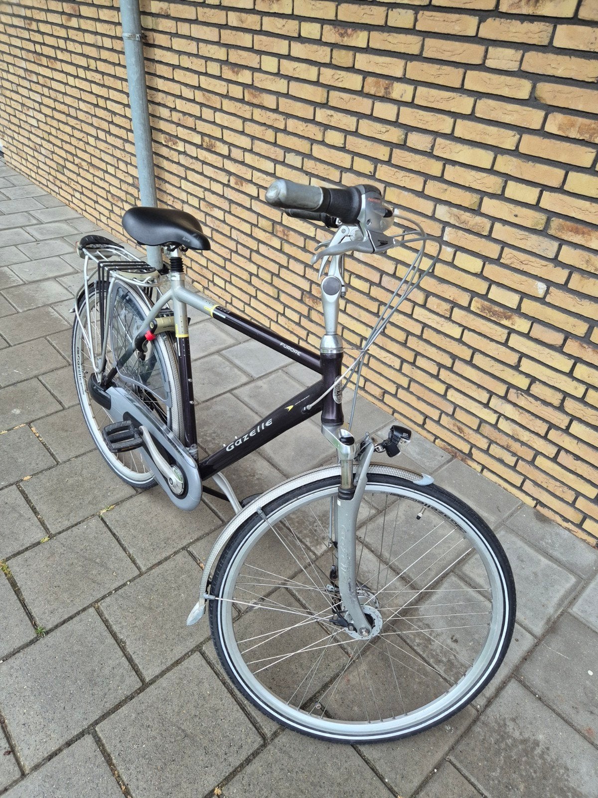 Herenfiets Gazelle furore, Gebruikt, Versnellingen, Gazelle, 56 cm of meer