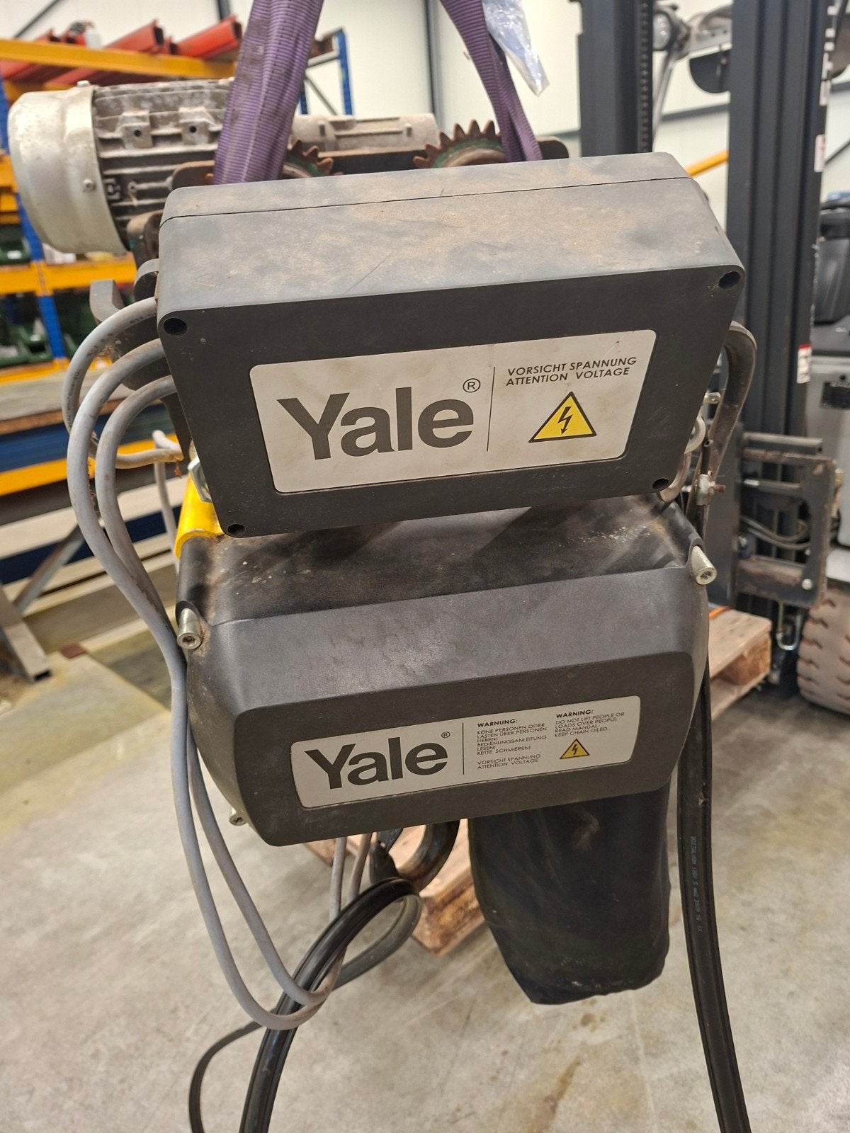 Yale Elektrische Takel met Loopkat - 2000 kg, Ophalen, Gebruikt