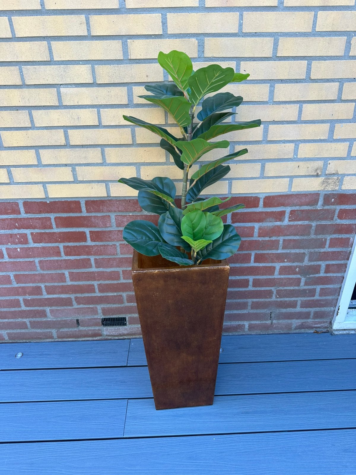 Vintage plantenbak, Ophalen, Minder dan 30 cm, Rond, Zo goed als nieuw