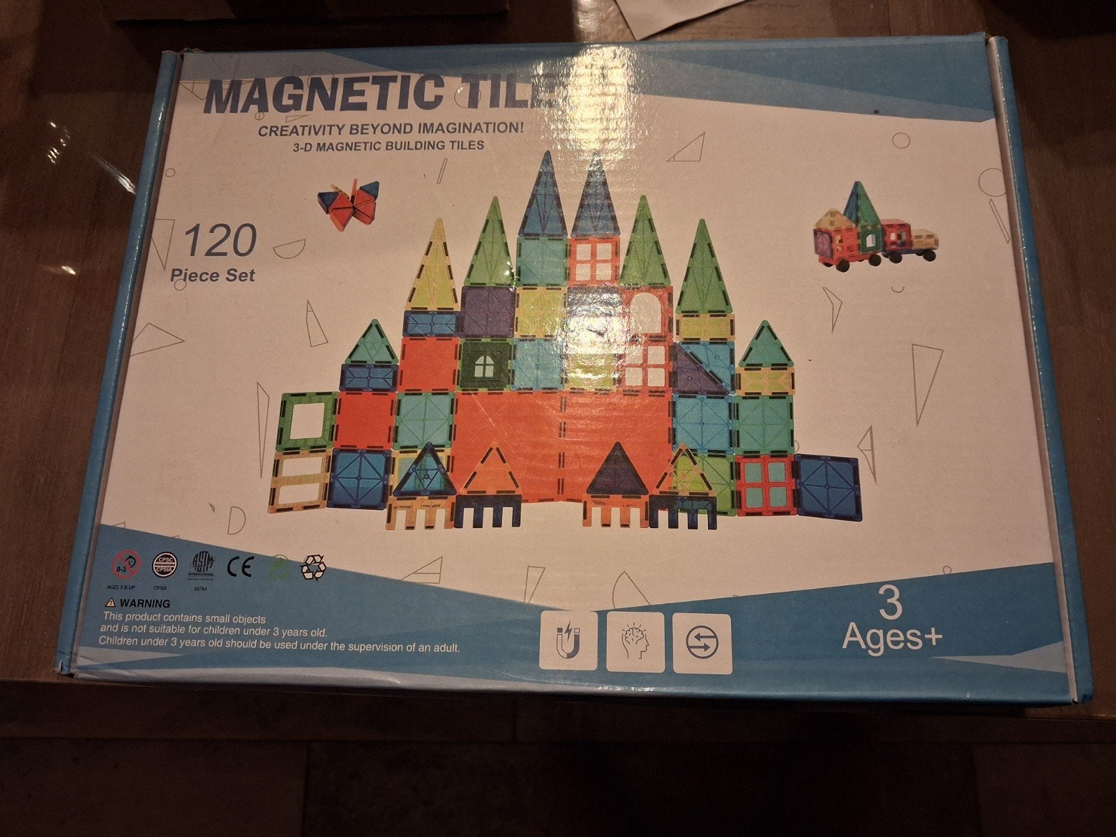 Magnetische Tegels Bouwset - Diverse Maten en Kleuren, Ophalen of Verzenden, Gebruikt, Overige merken