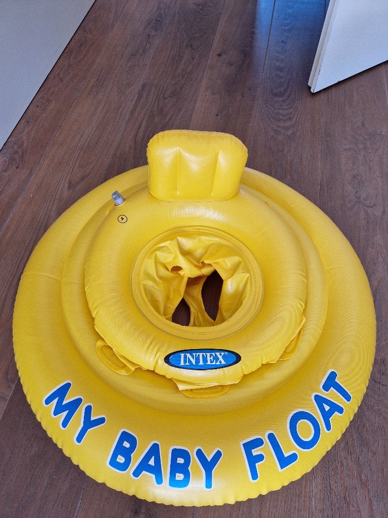 Intex My Baby Float Zwemband - Geel, Gebruikt, Jongetje of Meisje, Overige maten, Ophalen of Verzenden