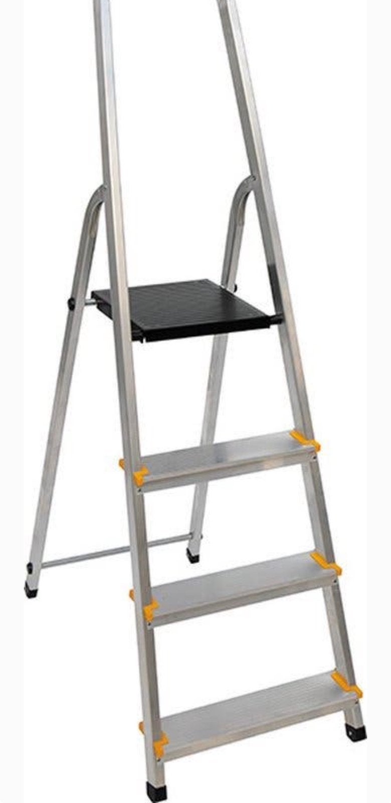 Escalo Easy Step Trapladder 4 Treden - 1.53m Hoog, Ophalen, Nieuw, Ladder, Opvouwbaar of Inschuifbaar