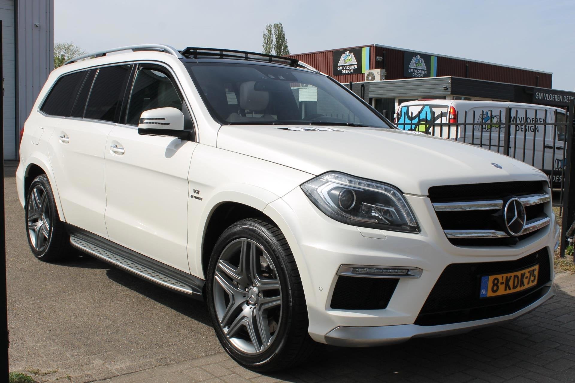 Mercedes-Benz GL-klasse 63 AMG 560PK 7 Zits Full Options!, 7 stoelen, Wit, Bedrijf, Vierwielaandrijving