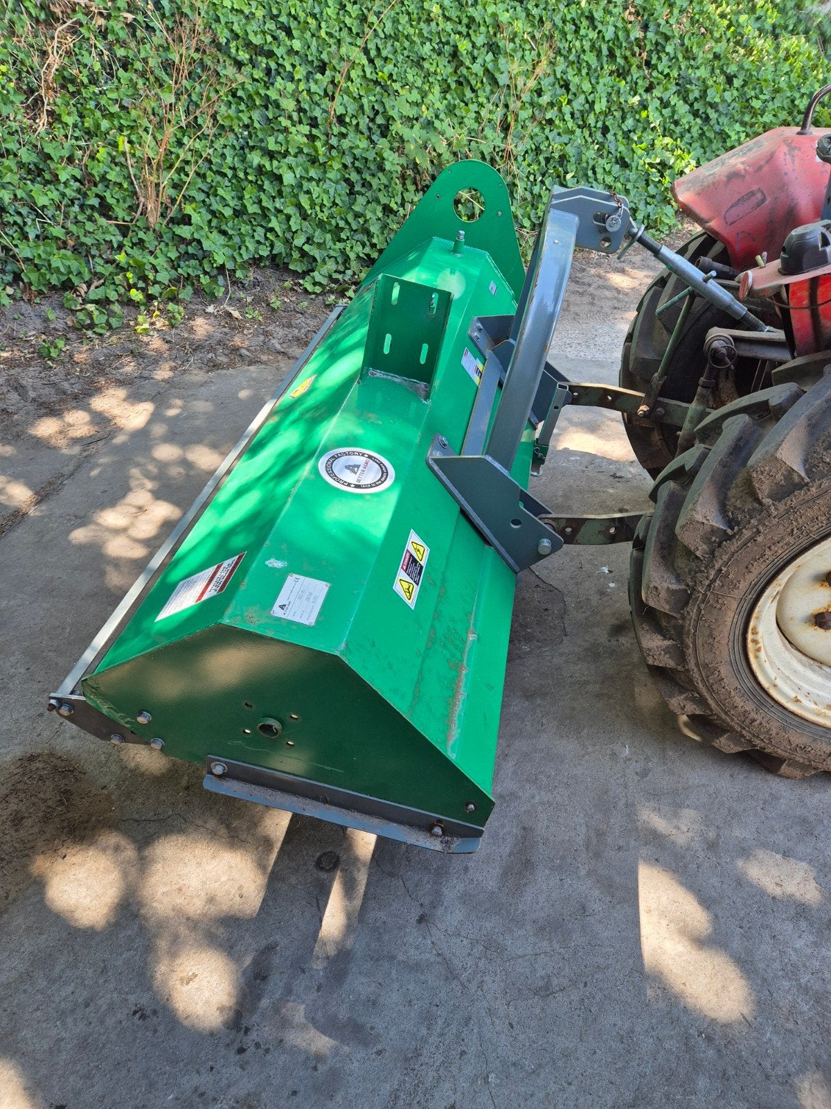 Better-agro klepelmaaier bak, Ophalen