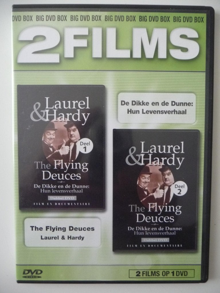 G47: Laurel en Hardy 2 films op 1 dvd (nieuw, in slimcase), Ophalen of Verzenden, Zo goed als nieuw, Komedie, Alle leeftijden