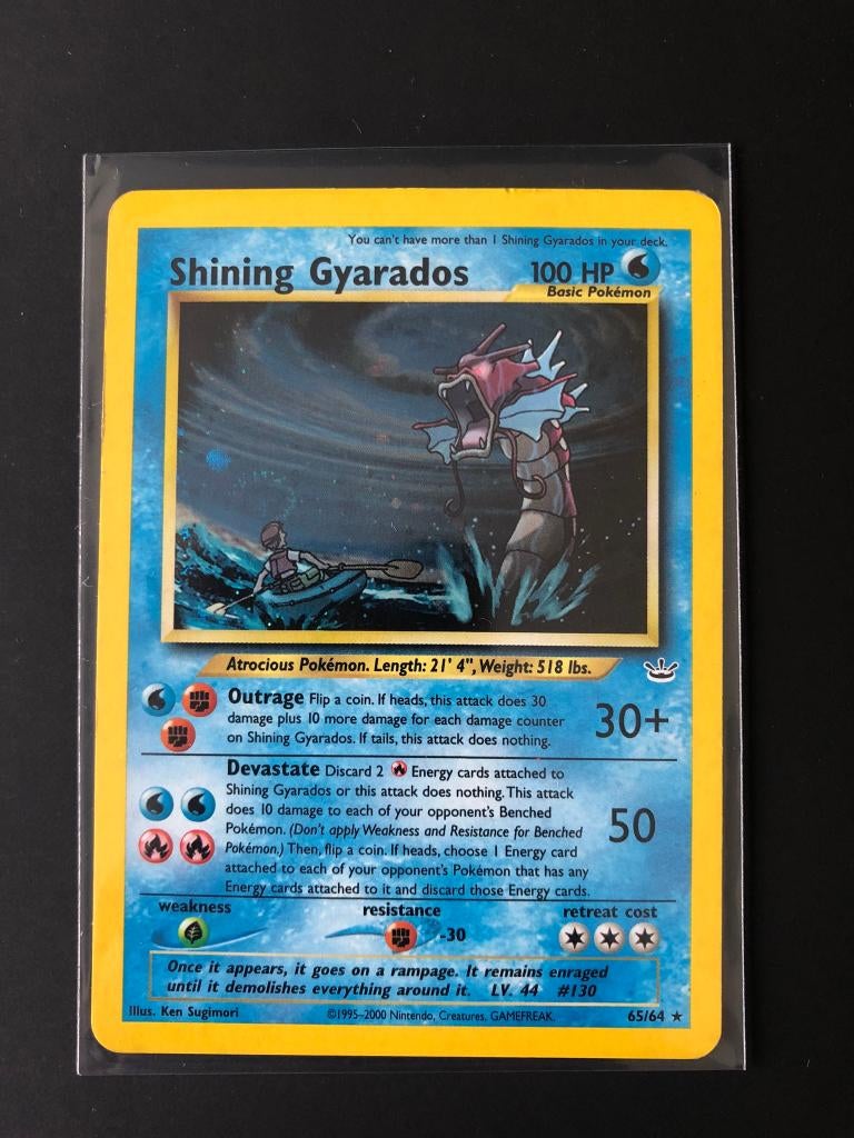 Shining gyarados neo revelation, Hobby en Vrije tijd, Verzamelkaartspellen | Pokémon, Ophalen of Verzenden, Nieuw, Losse kaart