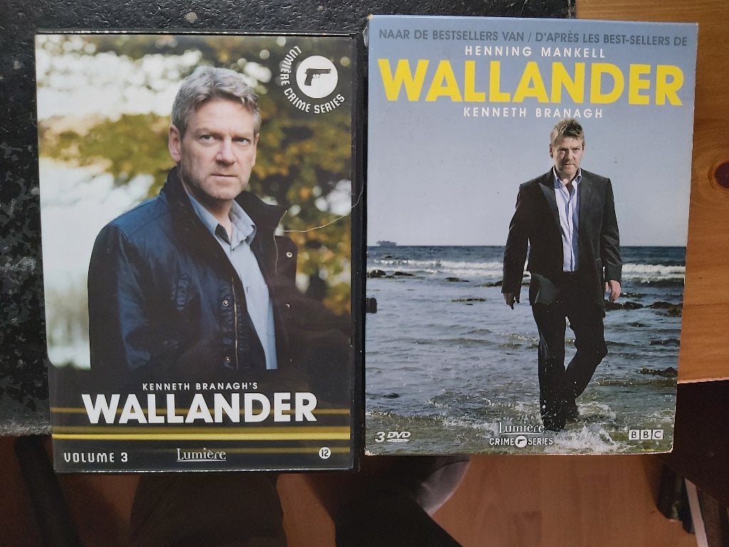 wallander  met kenneth branagh  1  en3, Cd's en Dvd's, Dvd's | Tv en Series, Ophalen of Verzenden, Zo goed als nieuw, Seizoen 1