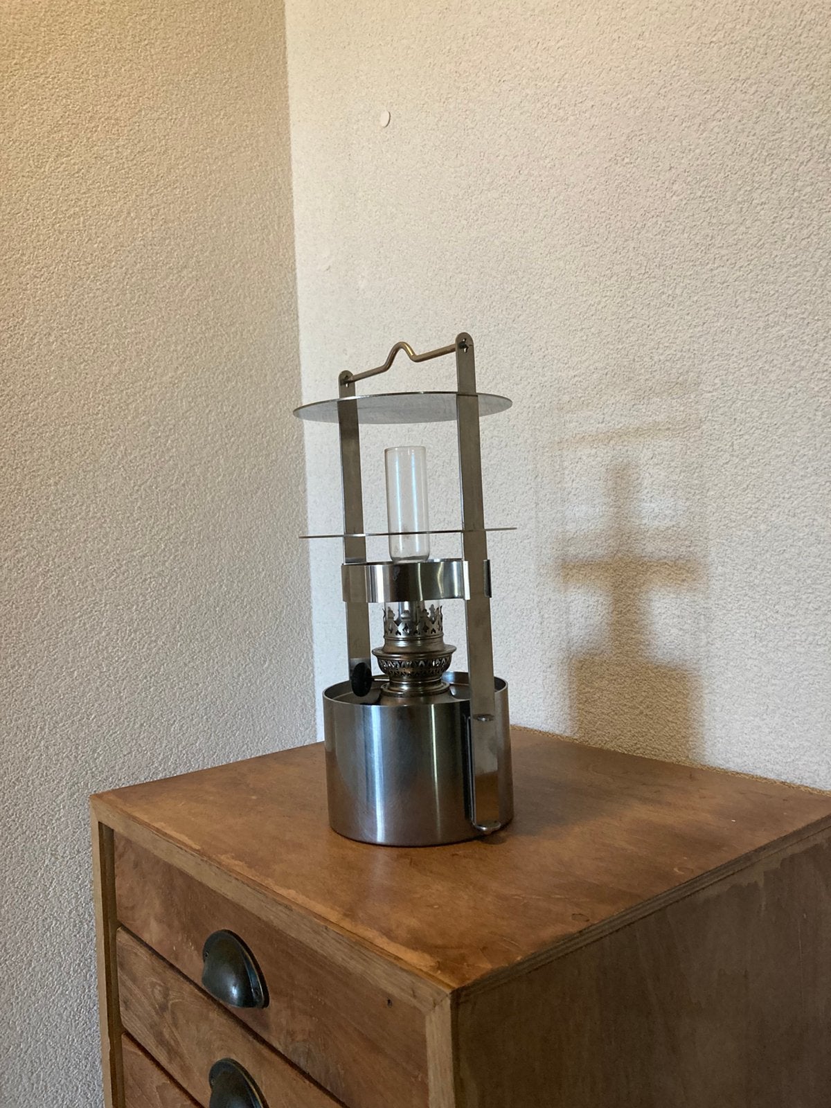 Olielamp, RVS, origineel “Stelton”, Ophalen, Zo goed als nieuw