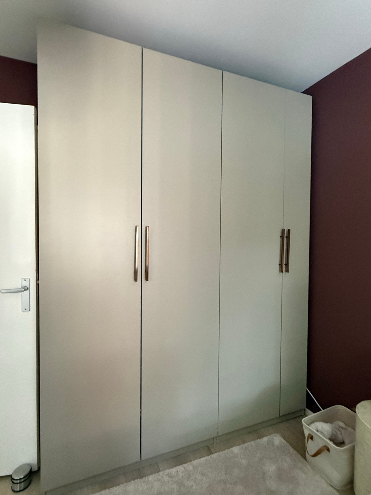Ikea Pax kast deuren grijsbeige, Huis en Inrichting, Kasten | Kledingkasten, Ophalen, Gebruikt, 100 tot 150 cm, 200 cm of meer