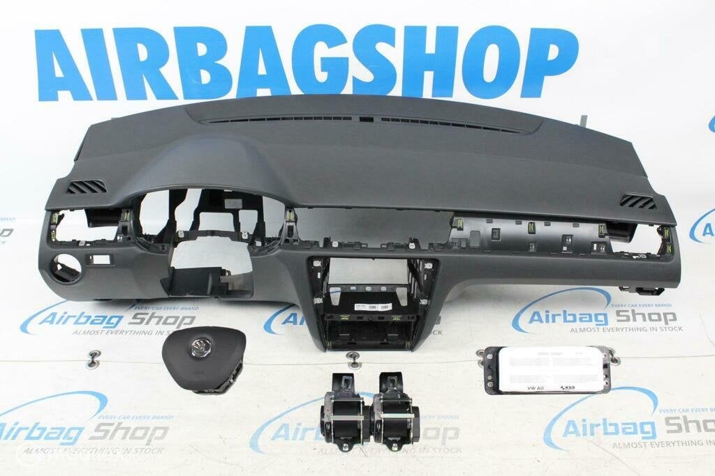 Airbag set Dashboard zwart met sierlijst Skoda Rapid 2015-.., Auto-onderdelen, Gebruikt, Ophalen of Verzenden