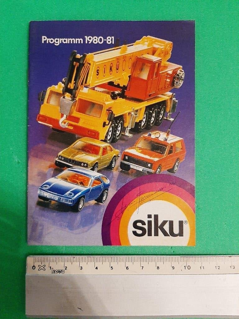 Siku Catalogus 1980 / 1981, Ophalen of Verzenden, Zo goed als nieuw, SIKU