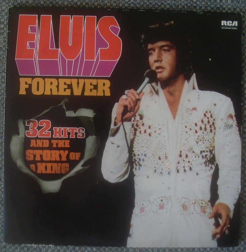 Elvis Presley - Elvis Forever, 32 Hits Story of The King 2LP, Gebruikt, Ophalen of Verzenden, Rock-'n-Roll, 12 inch