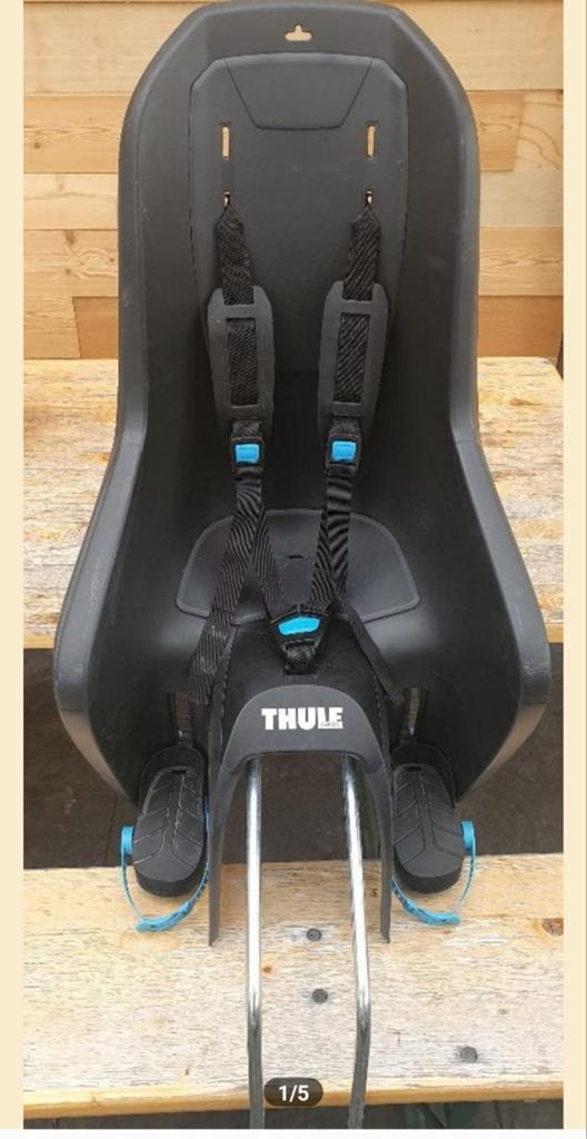 Veilig en comfortabel Thule RideAlong Lite achterzitje, Ophalen, Achterzitje, Voetsteuntjes, Zo goed als nieuw