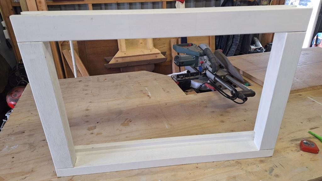 Hardhouten kozijn 810x550x87 zonder raam, Ophalen, Nieuw, Hout