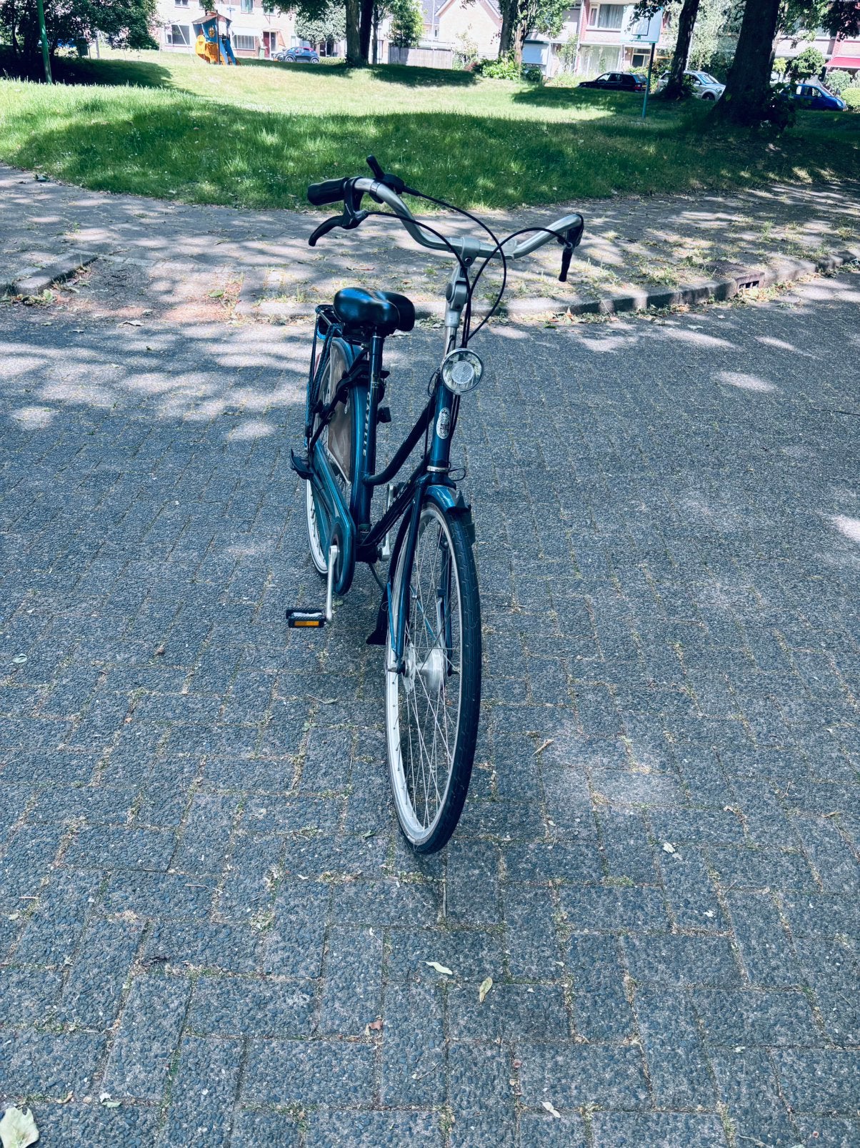 Gazelle stadsfiets - Damesfiets - Blauw, Fietsen en Brommers, Fietsen | Dames | Damesfietsen, Ophalen, Velgrem, Versnellingen