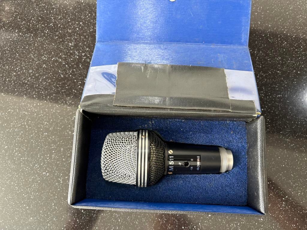 Telefunke M 511 vintage microfoon, Ophalen of Verzenden, Gebruikt, Studiomicrofoon