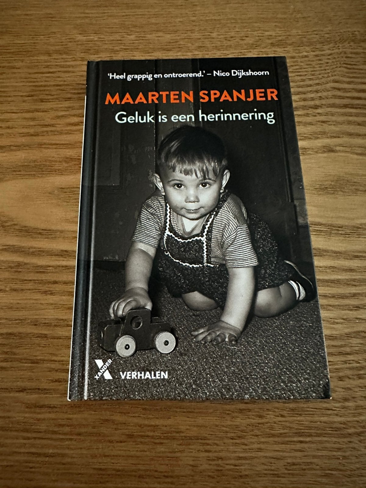 Maarten Spanjer - Geluk is een herinnering, Boeken, Overige Boeken, Ophalen of Verzenden, Gelezen, Maarten Spanjer
