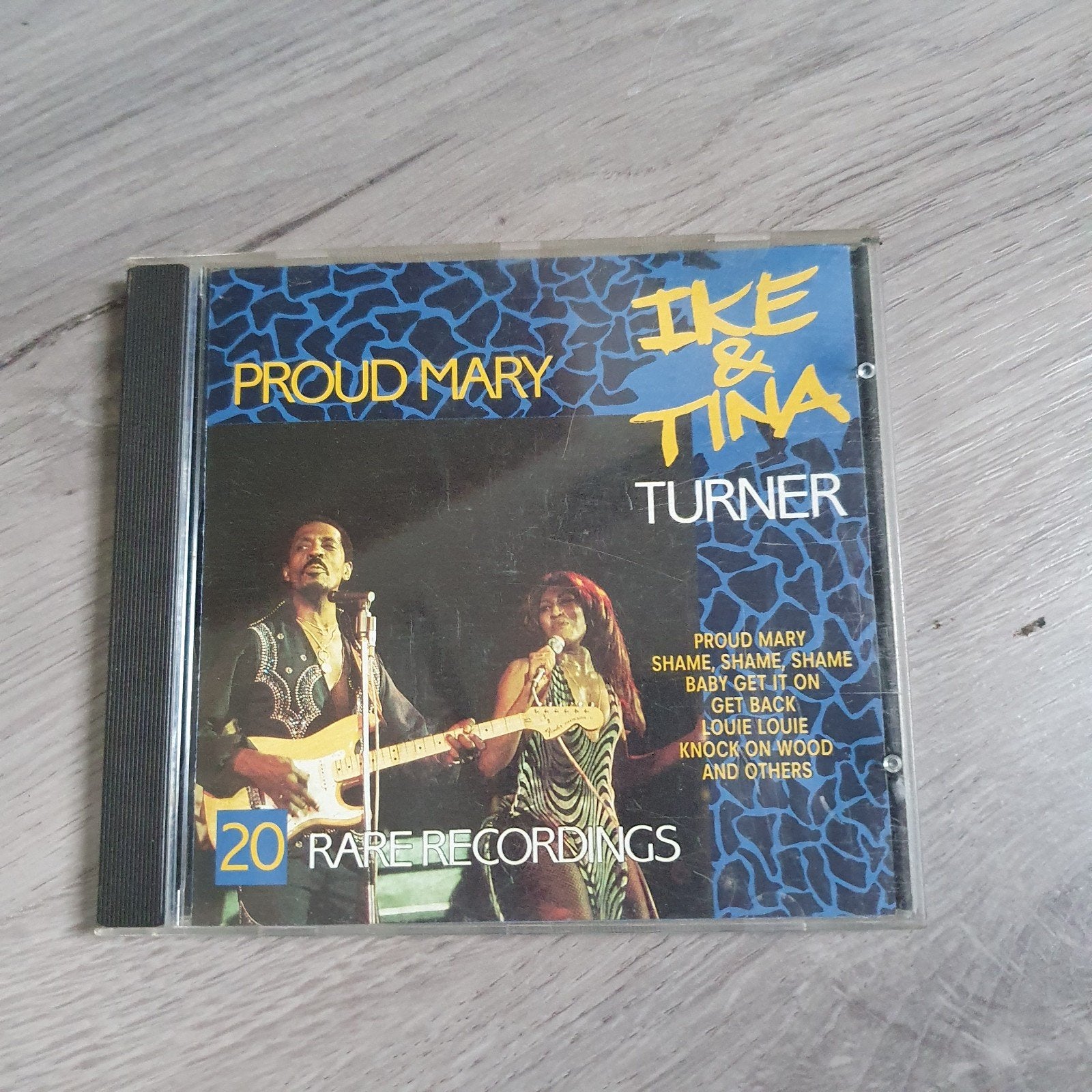 Ike & Tina Turner - Proud Mary (20 Rare Recordings) CD, Gebruikt, Pop, Ophalen of Verzenden, Inclusief doosje