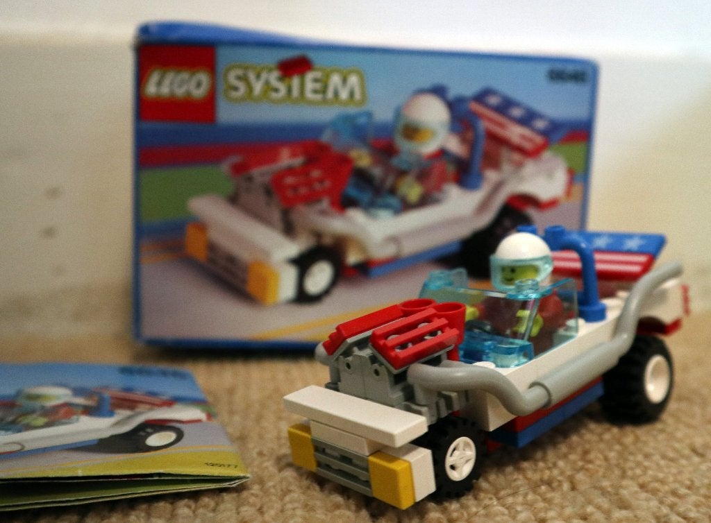 LEGO 6646 Screaming Patriot racewagen, Ophalen of Verzenden, Gebruikt