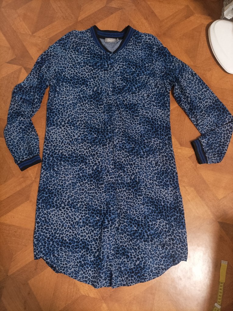 Geisha jurk maat M/38, Maat 38/40 (M), Geisha, Blauw, Ophalen of Verzenden
