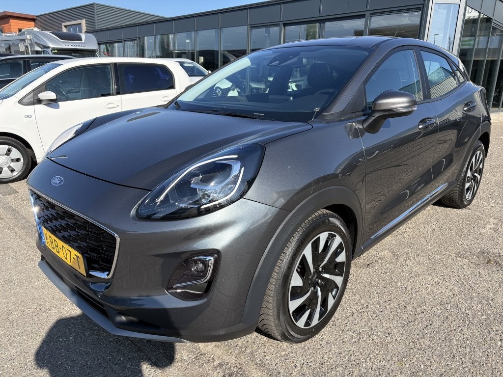 Ford Puma 1.0 EcoBoost Hybride Titanium (bj 2024), Auto's, 12 maanden, Stof, Euro 6, Bedrijf