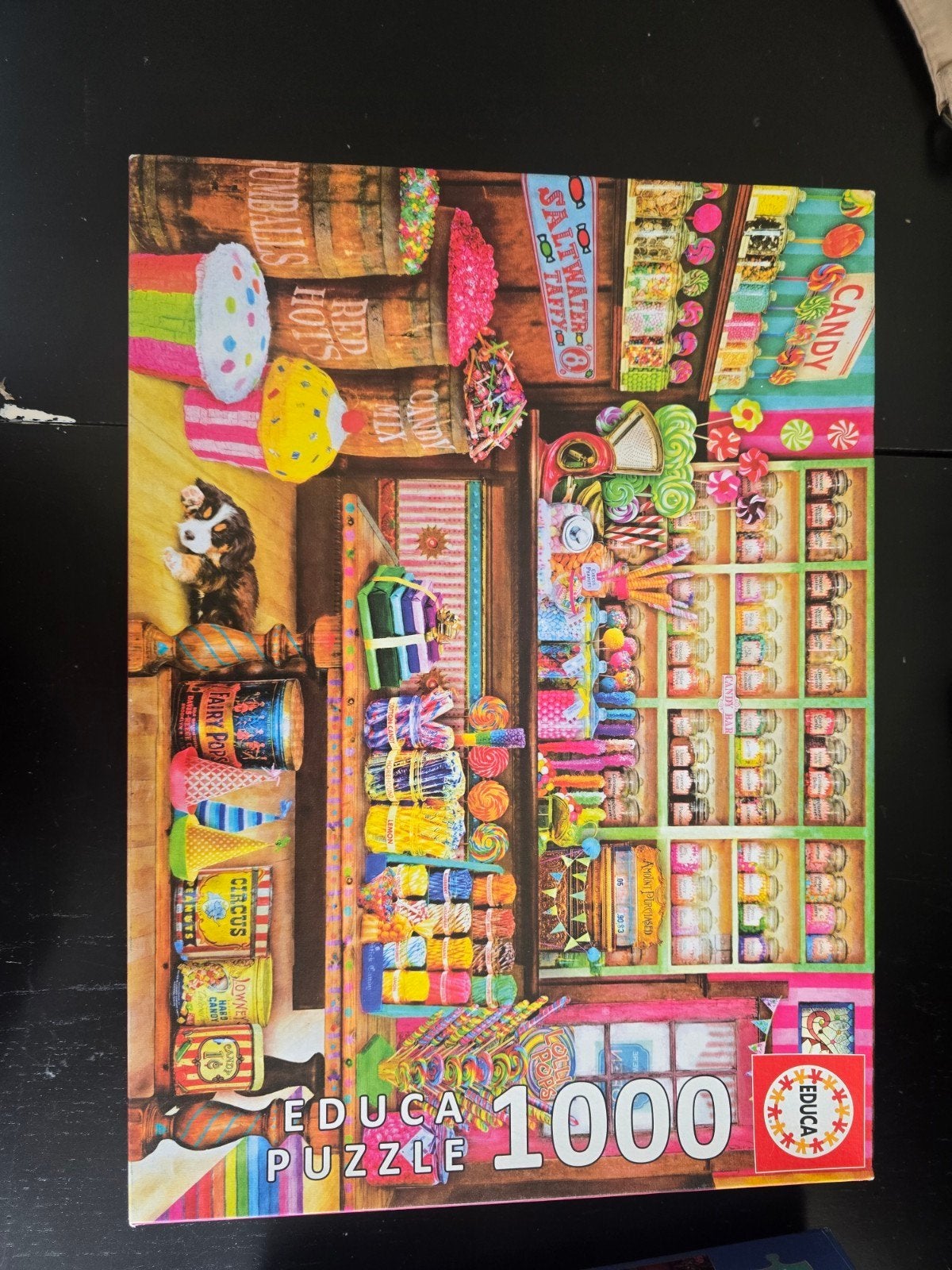 Educa puzzel 1000 stukjes candy snoep winkel, Ophalen of Verzenden, 500 t/m 1500 stukjes, Zo goed als nieuw, Legpuzzel