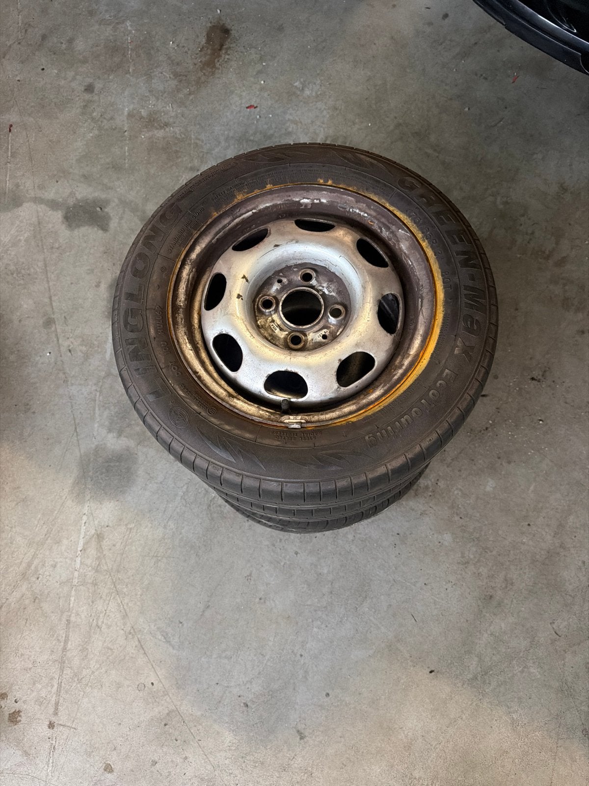 Velgen met banden 175/65/13 - 4x100 ET43, Ophalen, Gebruikt