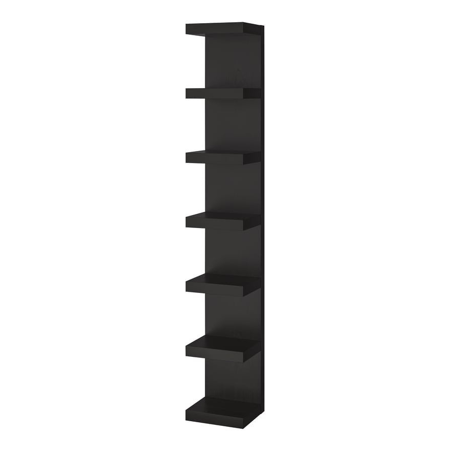 IKEA LACK Wandrek, zwart,  30 x 190 cm, in goede staat, Met plank(en), Minder dan 50 cm, Gebruikt, Ophalen of Verzenden