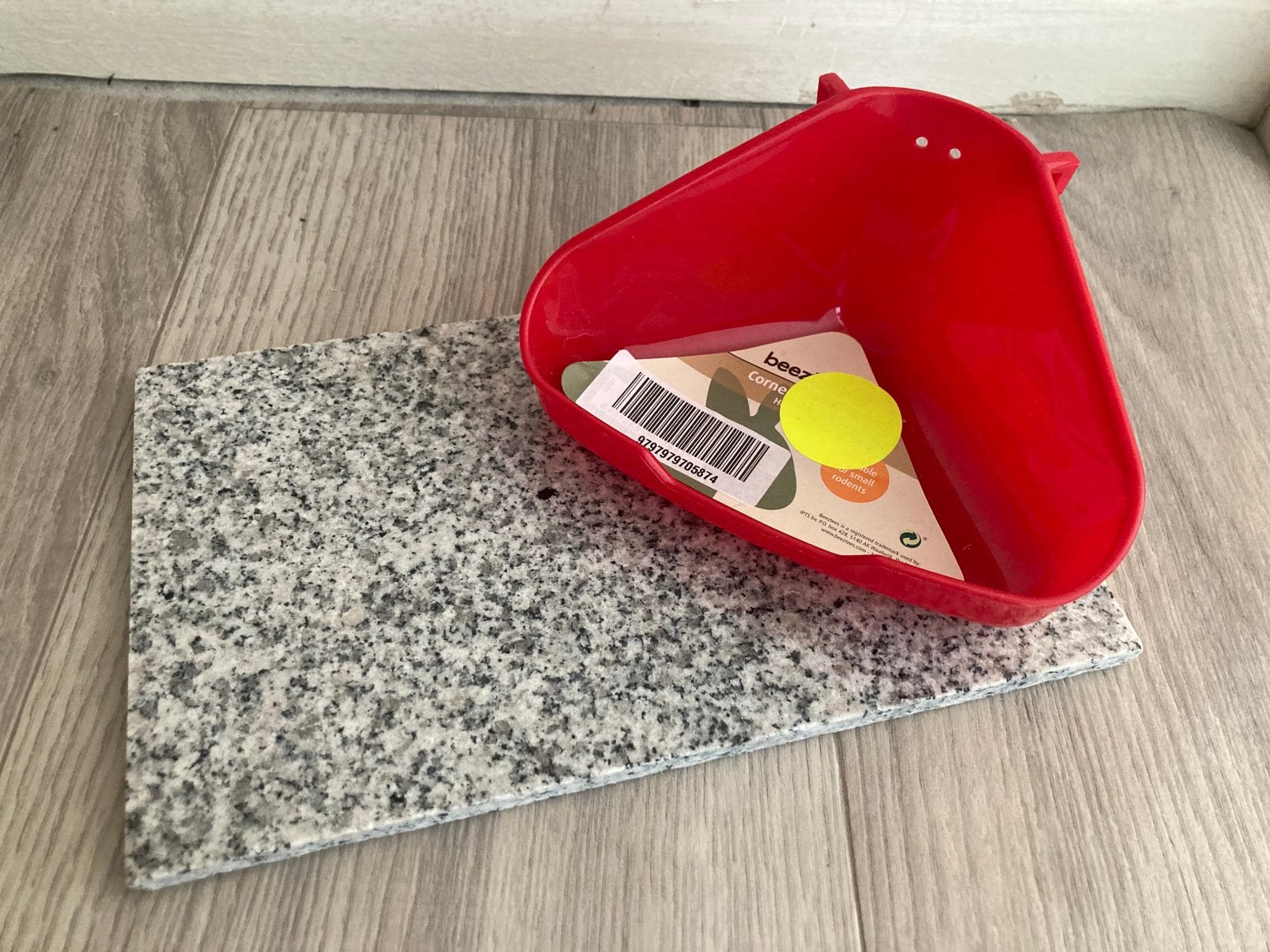 Wc voor knaagdieren, hamster muis etc, met marmer steen, Dieren en Toebehoren, Ophalen of Verzenden, Nieuw, Verzorging