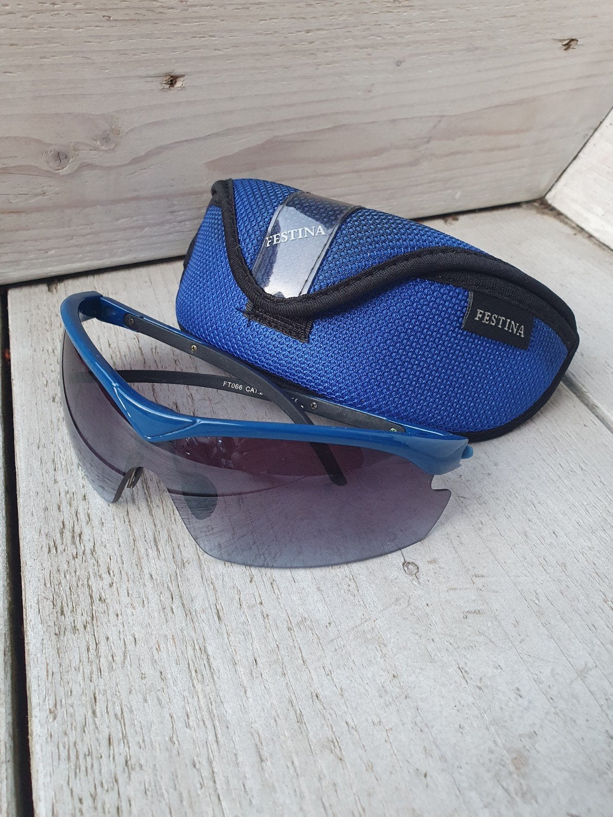 Festina Chrono bike FT066 UV400 Fiets zonnebril, Overige merken, Zonnebril, Blauw, Ophalen of Verzenden