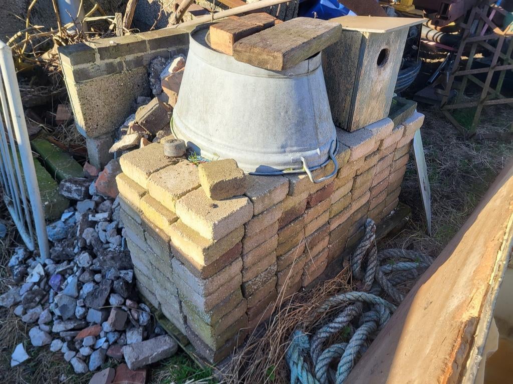 Cobble Stones  terras stenen, Ophalen, Beton