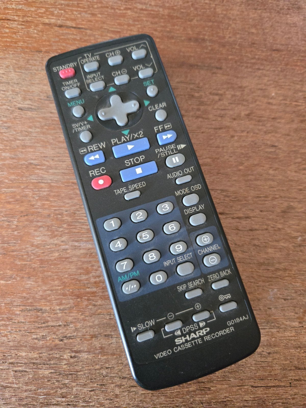 Sharp G0184AJ Afstandsbediening voor Videorecorder VCR, Ophalen of Verzenden