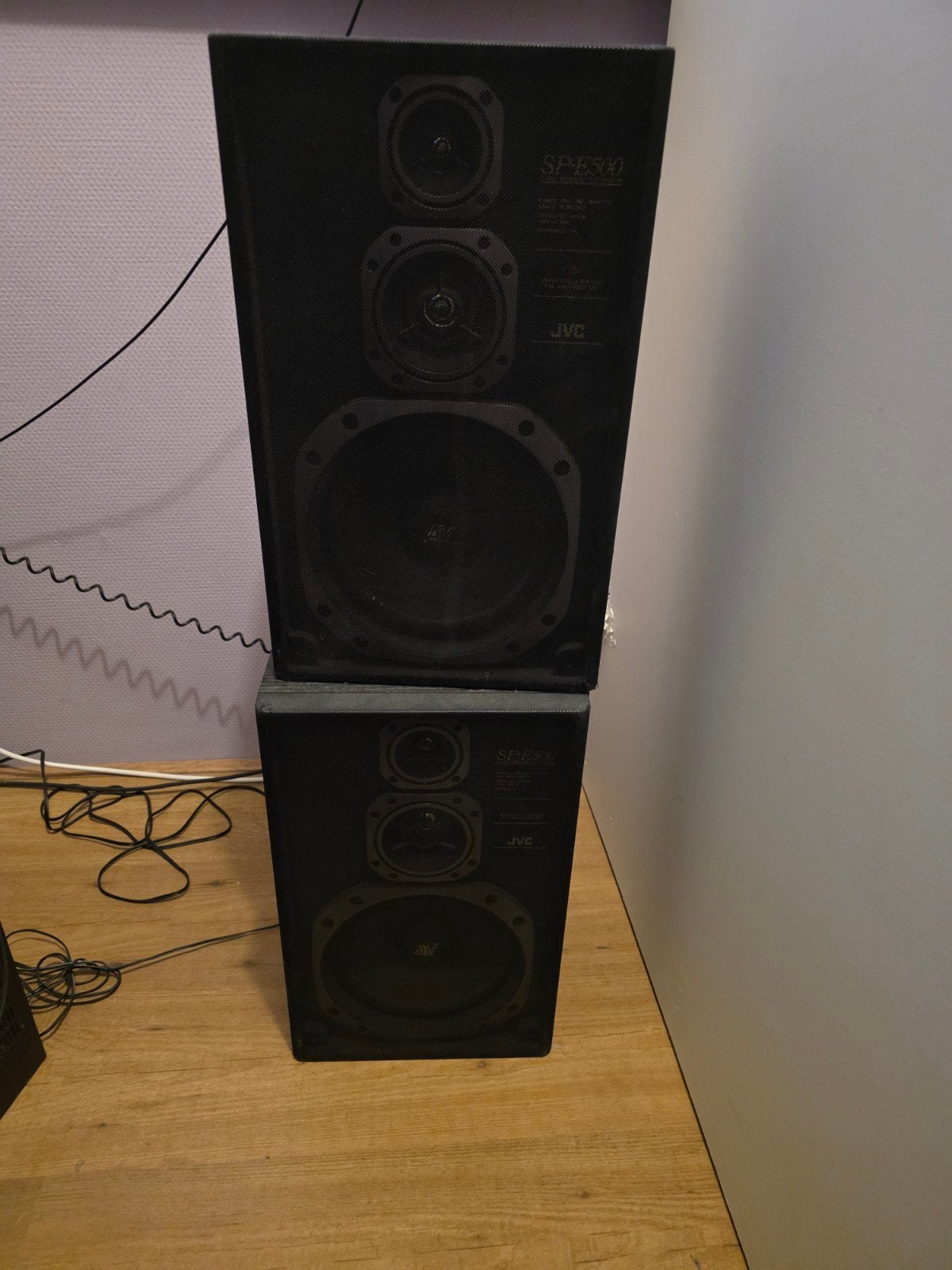 JVC SP-E500BKE Speakerset, Audio, Tv en Foto, Stereo speakers, Gebruikt, JVC, Ophalen of Verzenden