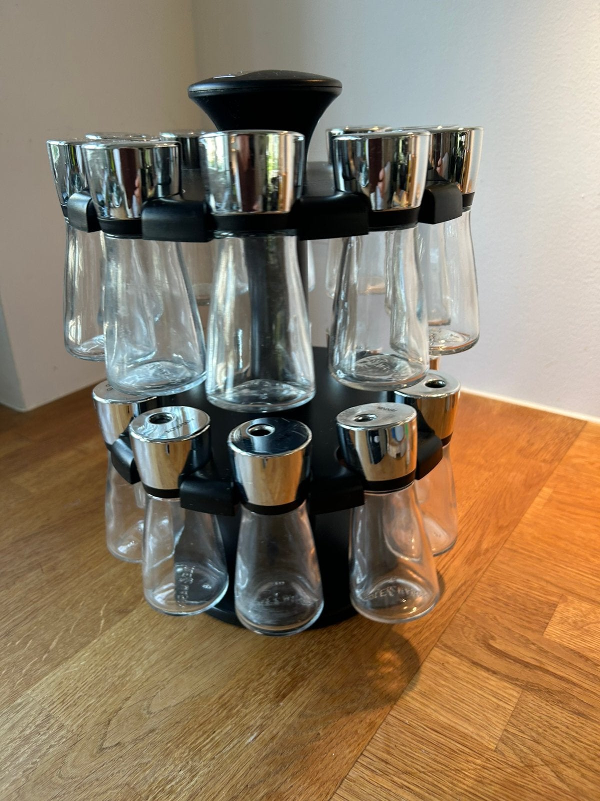 * Cole&Mason draaibare kruidencaroussel*, Ophalen of Verzenden, Zo goed als nieuw, Glas, Pot, Bus of Blik