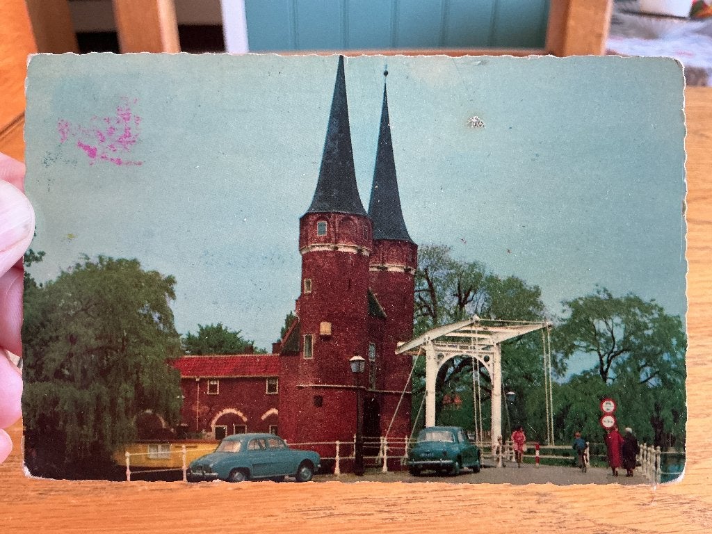 Delft Oostpoort, Verzenden, 1940 tot 1960, Gelopen, Zuid-Holland